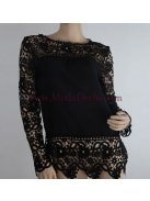 блуза Вели в черно