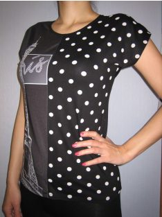 Блуза Ели Париж в черно