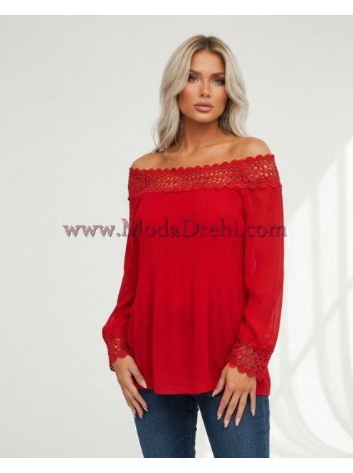 туника Камиле в червено