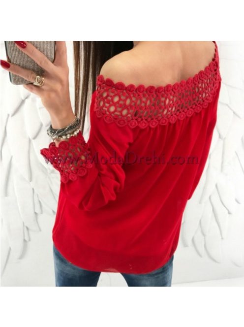 туника Камиле в червено