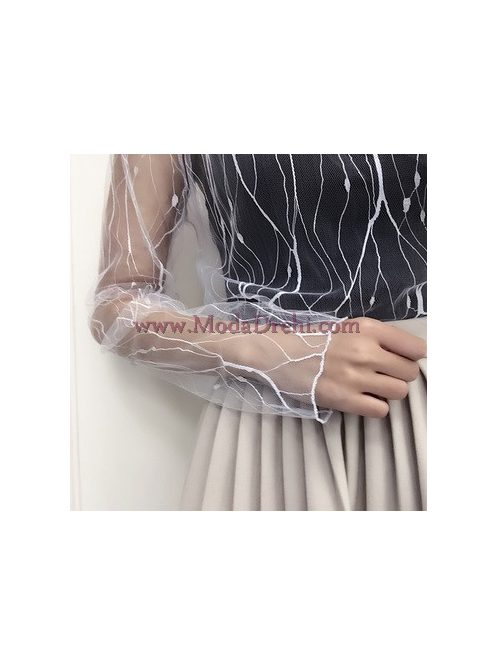 дантелена блуза модел 8