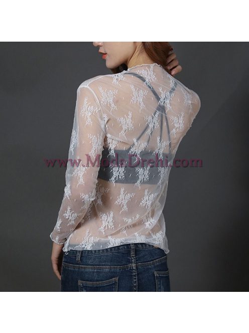 дантелена блуза модел 3